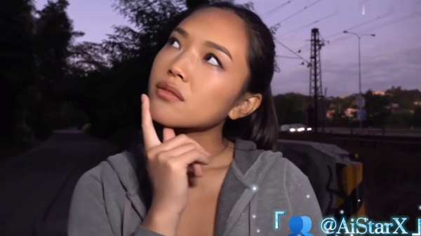 AI换脸舒淇：搭讪后小费诱惑，路边激情开啪